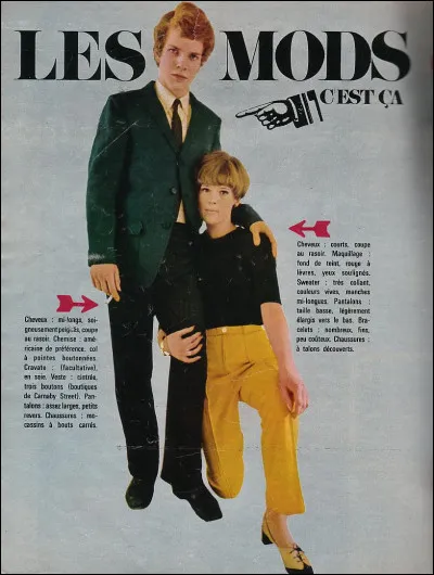 Comment décririez-vous le style vestimentaire des mods ?