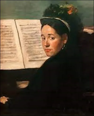 Entre 1869 et 1872, quel impressionniste a exécuté ce tableau nommé ''Mademoiselle Dihau au piano'' ?
