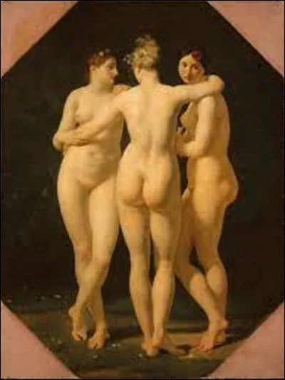 Entre 1797 et 1798, quel néoclassique a réalisé cette toile nommée ''Les Trois Grâces'' ?