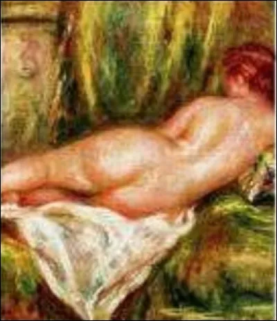 Parmi ces trois impressionnistes, lequel a réalisé cette toile intitulée ''Nu couché vu de dos'', en 1909 ?