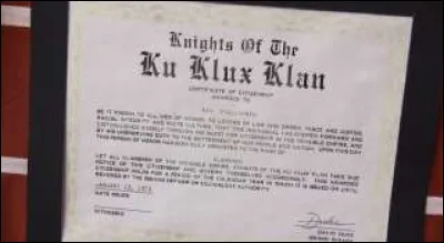 Quel est le grade le plus haut de lordre du Ku Klux Klan ?