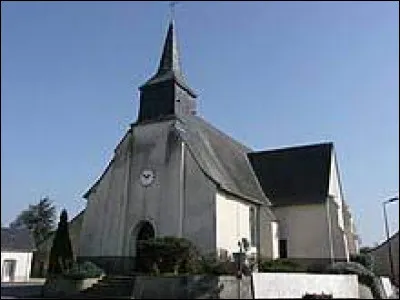 Vous avez sur cette image l'église Saint-Pierre, à La Chapelle-Hullin. Ancienne commune des Pays-de-la-Loire, dans l'arrondissement de Segré, elle se situe dans le département ...