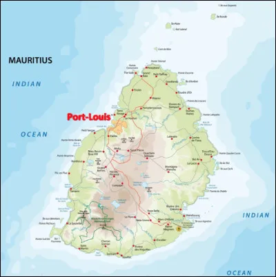 Quelle est la capitale en P du pays insulaire Maurice ?