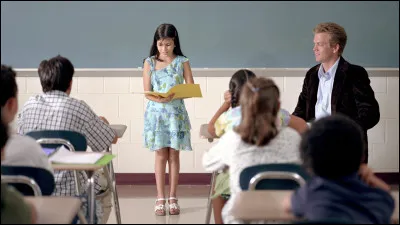 Situation : Tu es en classe, ton professeur te demande de passer devant tout le monde pour lire ton poème. 
Comment réagis-tu ?