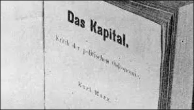 Ce 14 septembre, parait l'ouvrage principal du philosophe allemand Karl Marx "le Capital" : c'était en ...