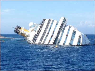 Lors de quelle décennie le naufrage du Costa Concordia a-t-il eu lieu ?