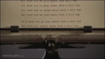 Jack Torrance accepte le job à l'Overlook pour écrire une pièce de théâtre.