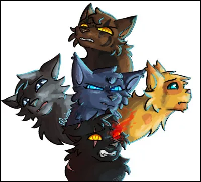 Durant le Cycle 2, Étoile de Feu recueille plusieurs chats au sein de son clan. Qui sont-ils ?