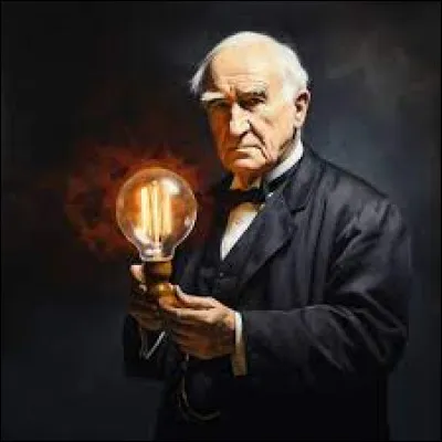 Quelle est la célèbre citation de Thomas Edison sur l'invention de l'ampoule électrique ?