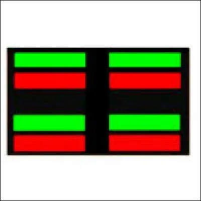 L'observation d'un &eacute;cran plat au microscope donne l'image ci-dessous :