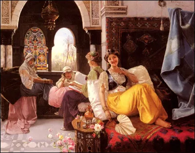 Quel est ce groupe en H, un rassemblement de femmes sous le joug d'un important personnage du monde arabe-muslman ?