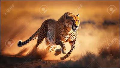 Quelle est la vitesse maximale des guépards ?