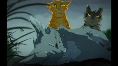 Le sacrifice de Museau Cendré. Elle sest sacrifiée pour protéger une reine qui mettait bas.
Quy a-t-il de particulier dans sa mort ?