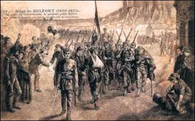 Ce 18 f&eacute;vrier, le colonel Denfert-Rochereau accepte de quitter, librement et invaincu, Belfort avec ses troupes et ses armes : c'&eacute;tait en ...