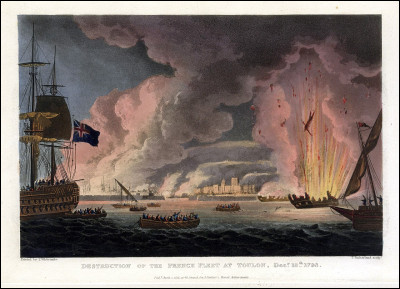 Ce 18 décembre, le siège de Toulon prend fin ; les Anglais sont contraints de lever le siège mais une grande partie de la flotte française est détruite : c'était en ...