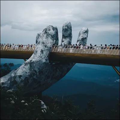 Quel matériau a été utilisé pour la main de la photo ?