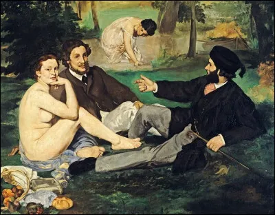 Qui a peint le tableau "Le Déjeuner sur l'herbe", en 1863 ?