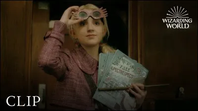 Avec quoi les boucles d'oreilles de Luna Lovegood sont-elles faites ?