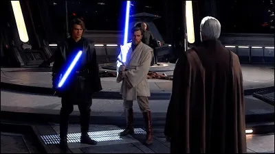 06. Anakin Skywalker et Obi-Wan Kenobi vs Comte Dooku (deuxième combat).

Dans l'épisode III, Dooku réaffronte les deux Jedis dans le vaisseau "Main Invisible". Comment se comporte Dooku durant le combat ?