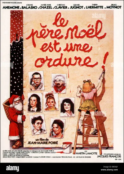 En quelle année le film Le père Noël est une ordure est-il sorti au cinéma ?