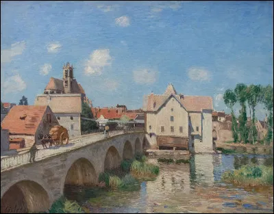 Art : Quel peintre impressionniste est l'auteur de la toile "Le pont de Moret" en 1893 ?
