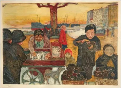 Qui a représenté "Le Marché aux poissons" ?
