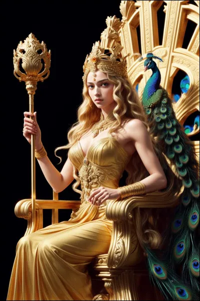 De quelle déesse grecque le paon est-il le symbole ?