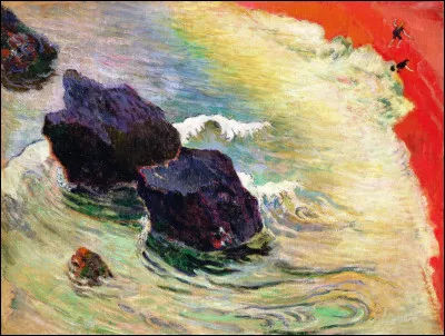 Qui a peint "La vague" ?