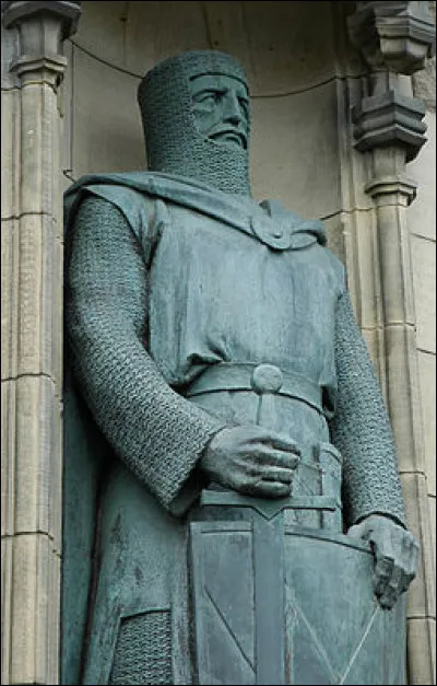 Ce 23 avril, William Wallace, chevalier écossais, figure de la résistance écossaise contre l'Angleterre, remis au roi Édouard Ier, est pendu et mis en quartiers pour haute trahison et crimes : c'était en ...