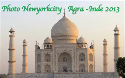 Le Taj Mahal (1631) situé à Agra en Inde est un lieu de culte des adeptes de l'hindouisme.