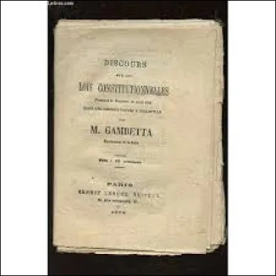 Ce 25 février, l'Assemblée adopte les lois constitutionnelles qui établissent réellement la IIIe République : c'était en ...