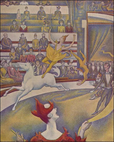 Qui a peint la tableau intitulé "Le Cirque" ?