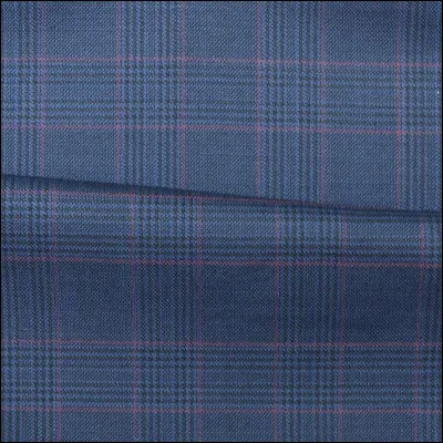 Un tissu à lignes croisées de teinte uniforme sur fond clair est appelé...