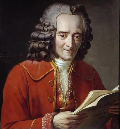 Qui est cet écrivain en V (1694-1778) notamment dramaturge, poète et philosophe français ?