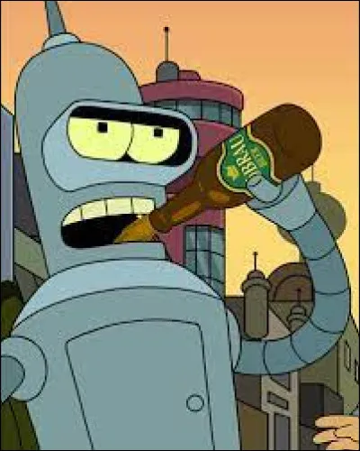 Quel est le nom de ce robot, un penchant alcoolique sur les bords ?