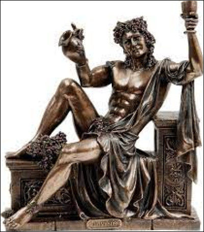 Dans la mythologie grecque, qui est le dieu de la vigne, du vin et de la fête ?
