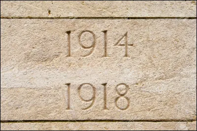 De quelle année à quelle année dura la 1re Guerre mondiale ?