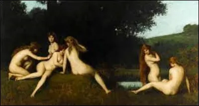 On reste un instant dans l'art symbolique. En 1877, quel artiste a réalisé cette toile nommée ''Les Naïades'' ou ''Les Baigneuses'' dont les personnages ont tous une chevelure rousse ?
