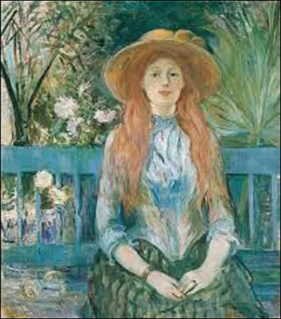 ''Jeune fille dans un parc'', nommée aussi ''Le Banc'', est une huile sur toile réalisée entre 1888 et 1893. Quel impressionniste a immortalisé cette jeune femme à la couleur de cheveux rousse ?