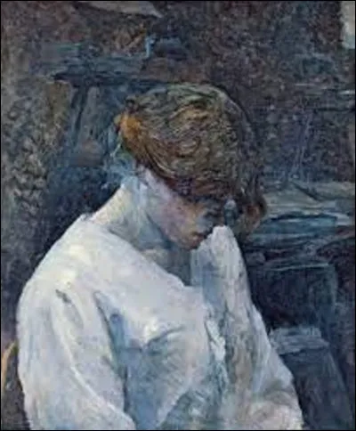''La Rousse au chemisier blanc'' ou ''La Rousse avec un chemisier blanc'' est une toile postimpressionniste datant de 1889. Quel peintre a immortalisé cette femme sur cette toile ?