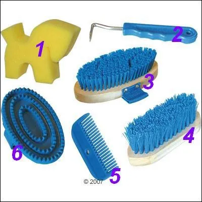 Comment appelle-t-on la brosse numéro 3 ?