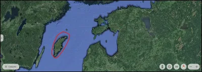 À quel pays appartient l'île entourée en rouge ?