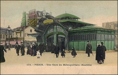 En quelle année a été ouverte la première ligne du métro parisien ?