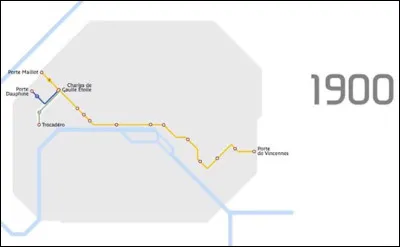 À l'époque, combien de temps fallait il pour relier les deux extrémités de la première ligne de métro ?