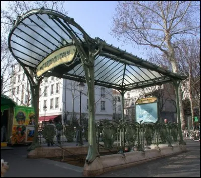 Quel est le nom de l'artiste qui dessina les bouches de métro ?