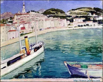 Qui a représenté "Le Port de Menton" ?