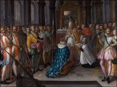 Ce 27 février a lieu le couronnement d'Henri IV à la cathédrale de Chartres : c'était en ...