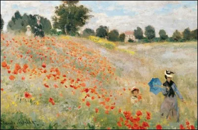Qui a peint ce tableau intitulé "Les Coquelicots" ?