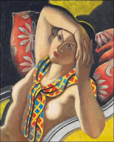 Qui a représenté cette "Femme nue dans un fauteuil" ?