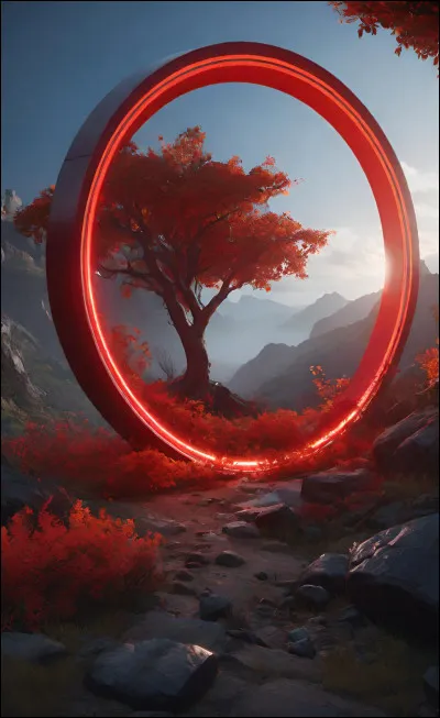 Que représente l'anneau olympique rouge ?